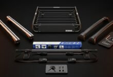 Five car roof racks for extra cargo space